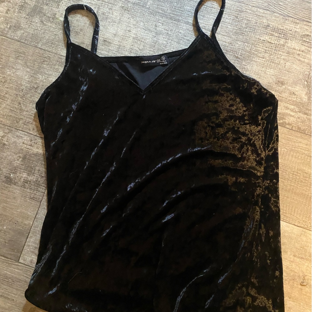 Velvet tank top